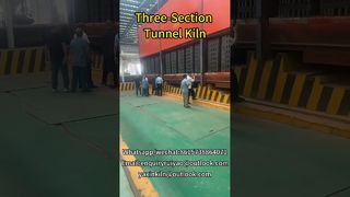 เตาเผาอุโมงค์สามตอน #kilnmanufacturer #brickfactory #tunnelkiln#brickkiln #claybricks