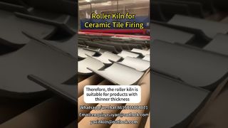 เตาเผาลูกกลิ้งสำหรับเผากระเบื้องเซรามิค #kilnmanufacturer #brickfactory #ceramictiles #rollerkiln